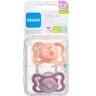 Mam air silicone pink 0-6mdr 2 stk