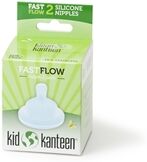 Klean Kanteen Kid Kanteen Baby Nipple Fast Flow 2 st/pakke