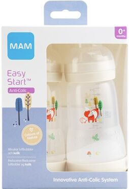 MAM Anti-Colic Sutteflaske Assorterede Farver 2 stk