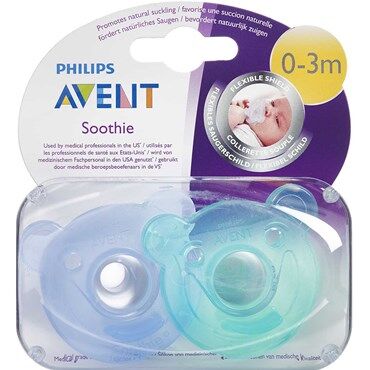 AVENT Philips Avent Sut Soothie Grn 0-3M. 2 stk