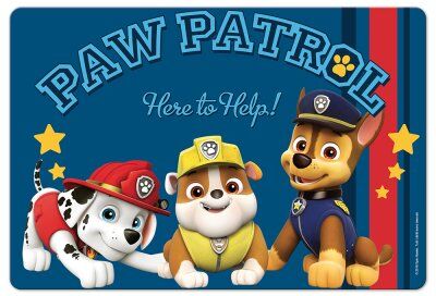 PAW Patrol 2 pak Paw Patrol (Chase, Marschall og Rubble), 3D coastere