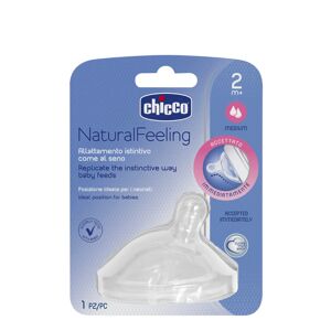 Chicco Natural Feeling Tetina 2M Flujo Med