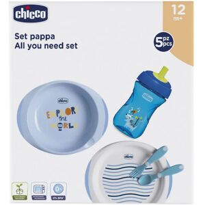 Chicco Papa All You Need Set 12M+ Azul