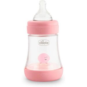 Chicco Biberón Perfect5 Slow 0M+ Rosa Silicona 150ml