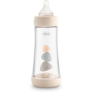 Chicco Biberón Perfect5 Fast 4M+ Silicona Beige 300ml