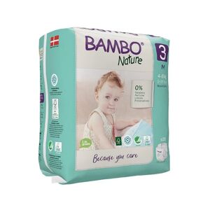 Pañales Bambo Nature 3M 4-8kg x28