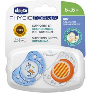 Chicco Chupete PhysioForma 6-16m Azul x2