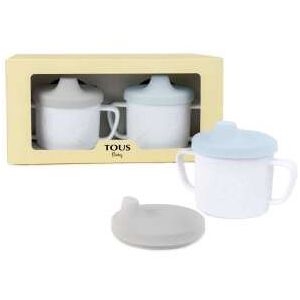 SET 2 TAZAS TOUS APRENDIZAJE CELESTE/GRIS CUPBEAR