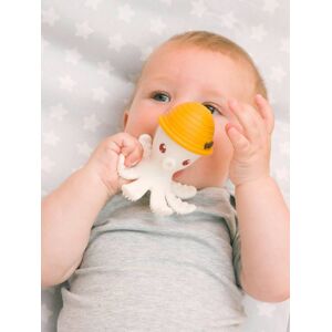BABYTOLOVE Juguete de dentición Bonnie el pulpo Baby to love amarillo medio liso
