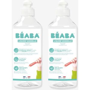 Juego de 2 frascos de líquido lavavajillas (500 ml) BEABA blanco