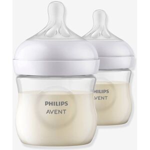 Pack de 2 biberones de 125 ml Natural Response de Philips AVENT transparente