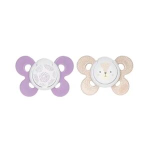 Chicco CHUPETE PHYSIO COMFORT SILICONA 6-16M ROSA 2 Ud 1 Morado / 1 Beige