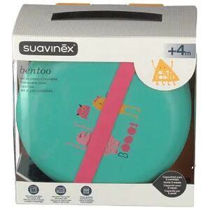 Suavinex BENTOO SET PLATOS COMBINABLES +4M 1 Pack Verde