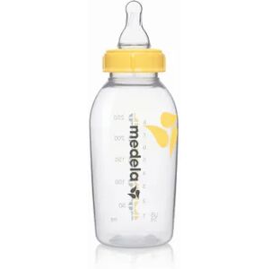 Medela BOTELLA-BIBERÓN LECHE MATERNA CON TETINA FLUJO MEDIO 250ml