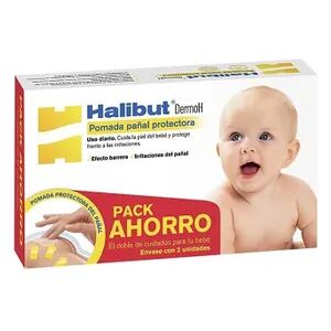 Halibut Pomada Protectora Infantil 2 Uds 45g