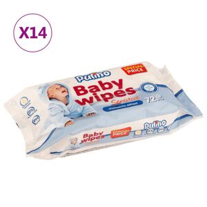 vidaXL Toallitas para bebés 14 paquetes 1008 toallitas