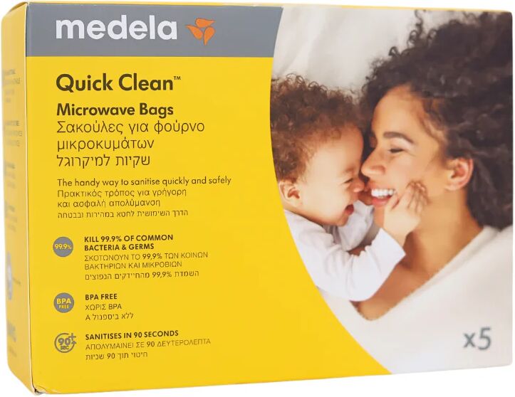 Bolsa de esterilización Quick Clean de Medela x5