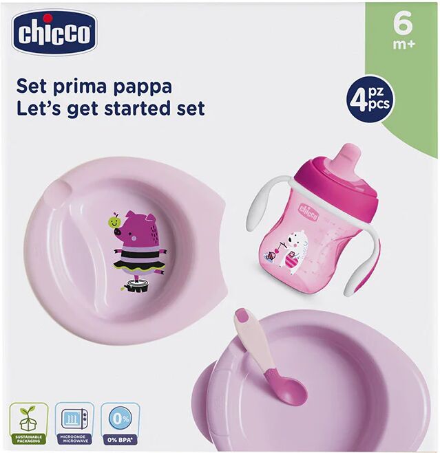 Chicco Papa Set Empecemos 6m+ Rosa