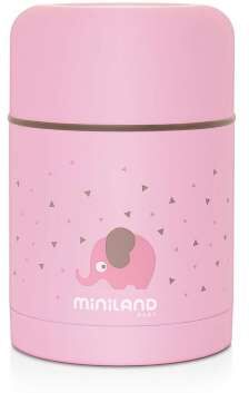 Termo para Sólidos Miniland Baby Silky Food Thermos (600 ml.) rosa