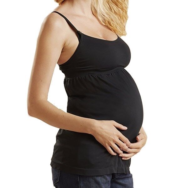 Cantaloop Camiseta de Lactancia para Embarazadas Talla L 1&nbsp;un. Black L