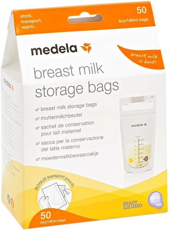 Medela Guardar las bolsas de leche materna 50&nbsp;un.