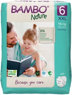 Bambo Nature Pañal Talla 6 XXL 40uds