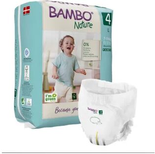 Bambo Nature Pañal Pants Talla 4 7-14Kg 20uds