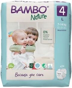 Bambo Nature Pañal Talla 4 L 48uds