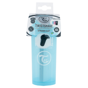 Twistshake Tasse à Paille Bleu Pastel +6m 360ml - Publicité