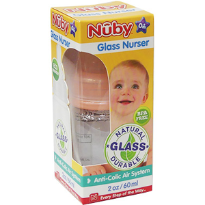 Nuby Biberon Verre Cuivre +0m 60ml - Publicité