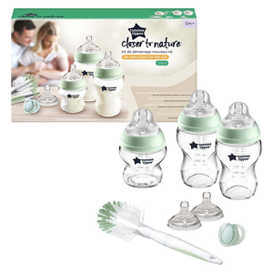 Tommee Tippee Closer To Nature Starter Kit Naissance Verre - Publicité