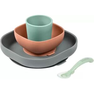 BEABA Coffret repas BEABA silicone 4 pieces mi