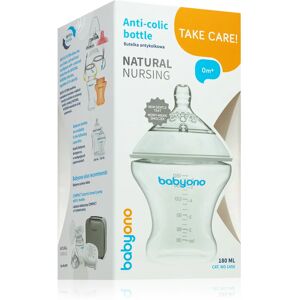 BabyOno Take Care biberon anti-colique 0m+ 180 ml