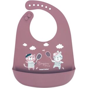 Canpol babies Bonjour Paris Bibs bavoir Pink 1 pcs