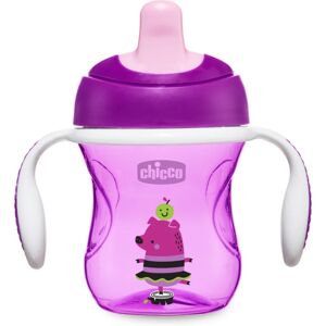 Chicco Train tasse d’apprentissage avec supports 6m+ Violet 200 ml