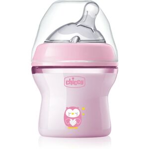 Chicco Natural Feeling Pink Girl biberon 0 m+ 150 ml - Publicité