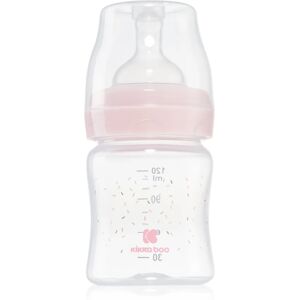 Kikkaboo Hippo Dreams biberon 0 m+ Pink 120 ml