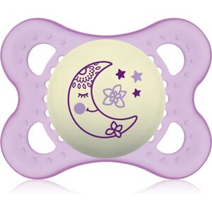 MAM Night 0+ months tétine pour la nuit Purple Moon 1 pcs