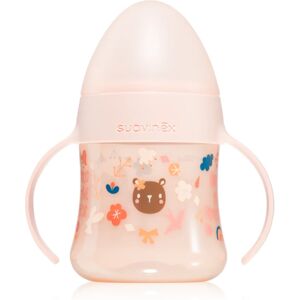 Suavinex Forest First gourde enfant avec supports 4 m+ Pink 150 ml