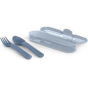 Go Natural Cutlery Set couverts 12 m+ Blue 3 pcs