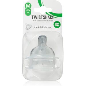 Twistshake Anti-Colic Teat tétine de biberon Medium 2 m+ 2 pcs - Publicité