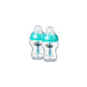 Tommee Tippee Anti-Colique Avance 2 Biberons 260 ml 0 Mois et + - Boîte 2 biberons de 260 ml