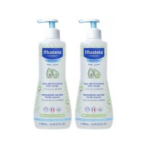 Mustela Eau Nettoyante Sans Rincage a l'Avocat Lot de 2 x 500 ml - Lot 2 x 500 ml