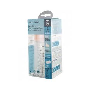 Suavinex Care Zero.Zero Biberon Anti-Colique Debit Moyen 270 ml 0 Mois et + - Boîte plastique 1 biberon