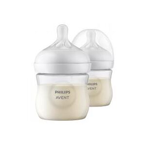 Avent Natural Response 2 Biberons 125 ml 0 Mois et + - Boîte 2 biberons de 125 ml