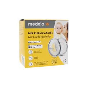 Medela 2 Coupelles Recueil-Lait - Boîte 2 coupelles