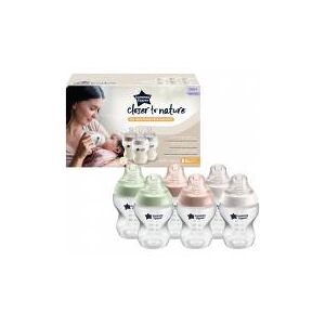 Tommee Tippee Closer to Nature 6 Biberons 260 ml 0 Mois et + - Boîte 6 biberons