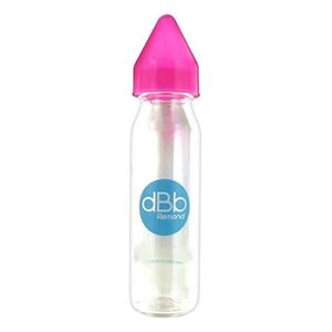 DBb Remond Régul'Air Biberon avec Tétine NN en Silicone sous Boîte Rose Translucide 240 ml - Publicité