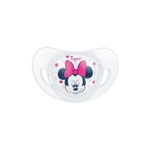 Tigex 2 sucettes physiologiques silicone +18 m minnie - Publicité