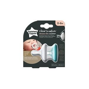 Tommee Tippee Sucette Closer To Nature - Forme Naturelle x2 0-6 mois - Publicité